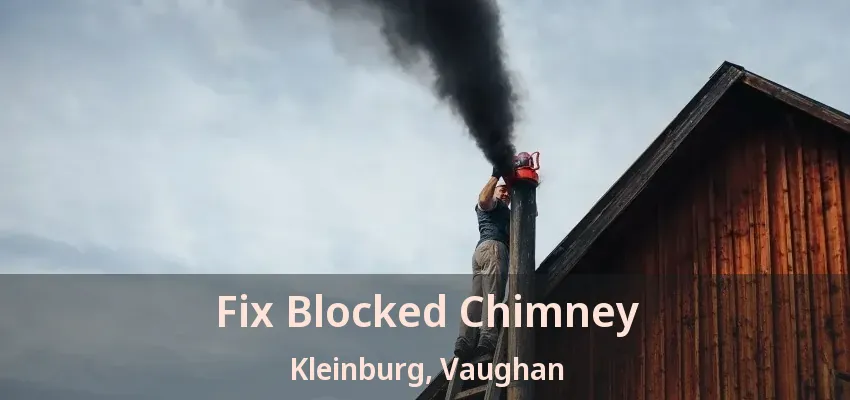 Fix Blocked Chimney Kleinburg, Vaughan - ON